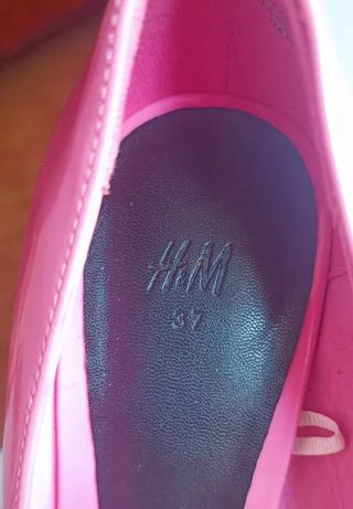 Tacones Stiletto Rosa Charol