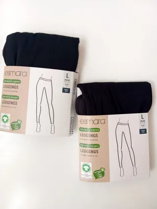 Esmara Leggings Algodón Orgánico Talla L