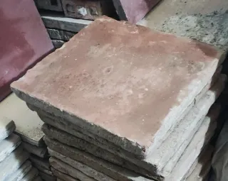 130 Baldosas de barro antiguas