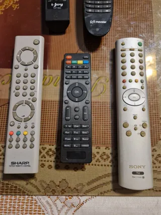 Mandos TV Movistar, Sharp, Sony, i-Joy