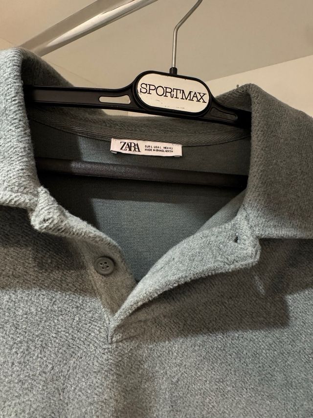 Jersey Zara gris talla M