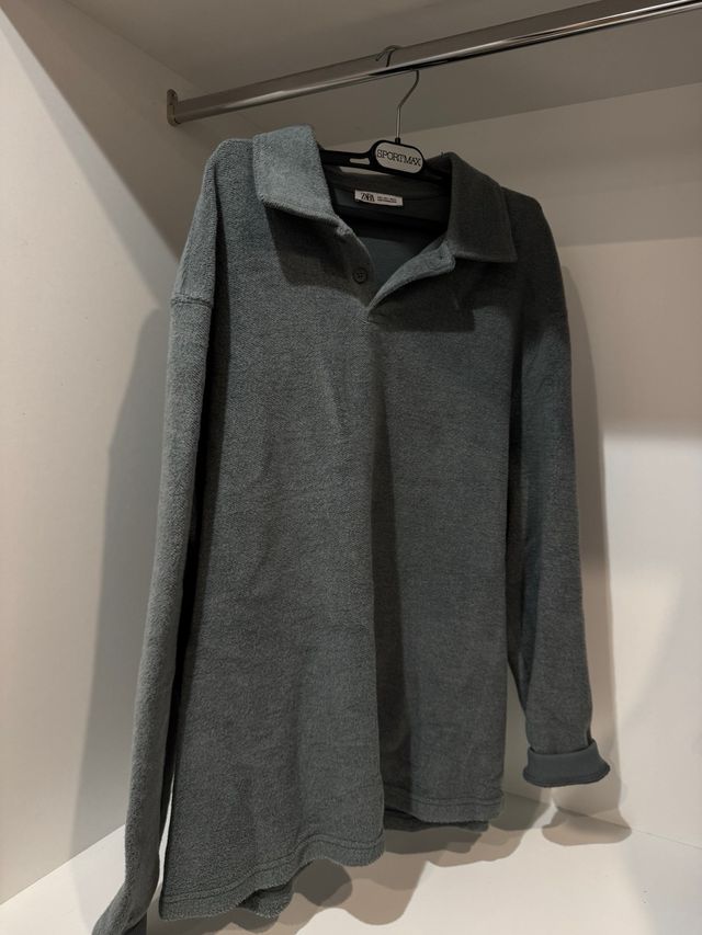 Jersey Zara gris talla M