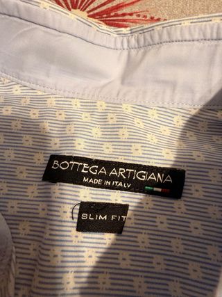 Camicia uomo Bottega Artigiana fantasia