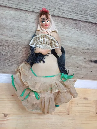 ANTIGUA MUÑECA DE TRAPO, CHULAPA, MADRILEÑA
