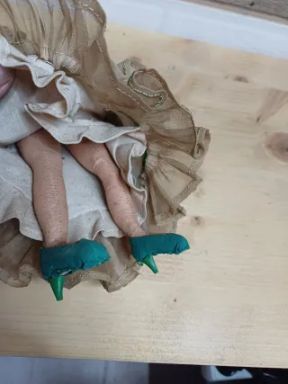 ANTIGUA MUÑECA DE TRAPO, CHULAPA, MADRILEÑA