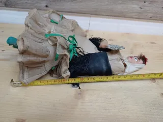 ANTIGUA MUÑECA DE TRAPO, CHULAPA, MADRILEÑA