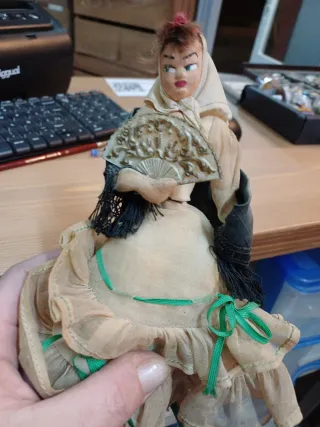 ANTIGUA MUÑECA DE TRAPO, CHULAPA, MADRILEÑA