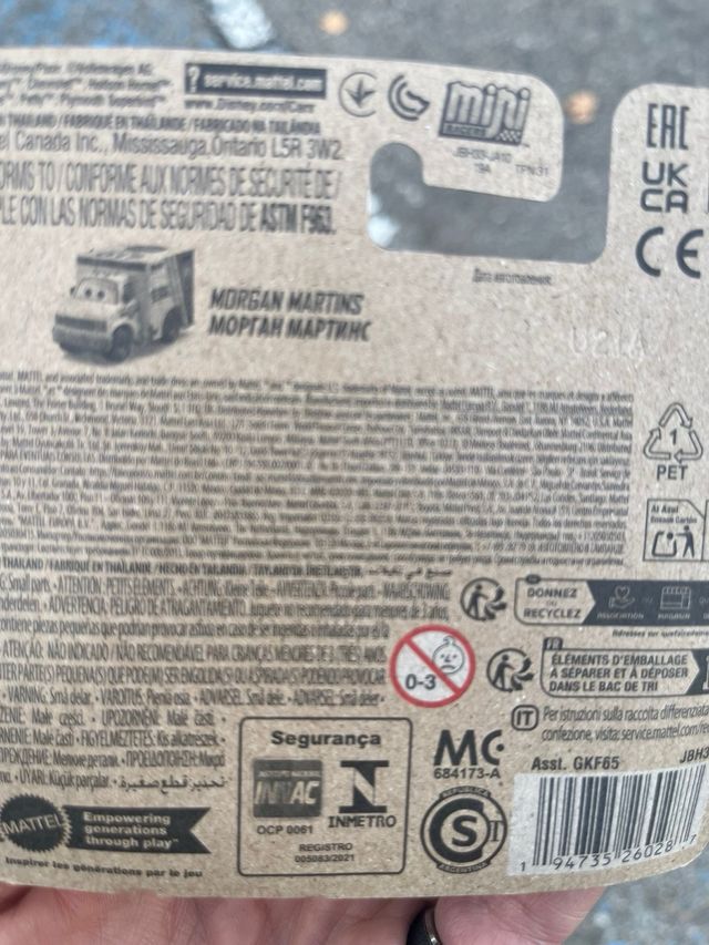 Cars Mini Racers Morgan Martins 