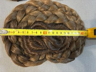 Moño y rodetes fallera castaños