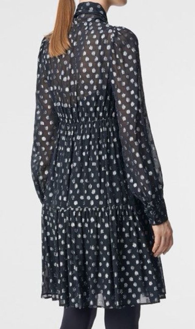 Vestido Luisa Spagnoli azul marino 