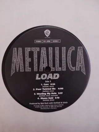 Metallica Load 2LP Vinilo