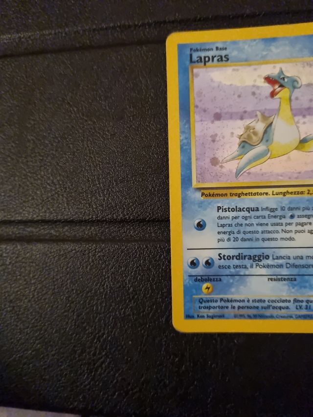 Lapras 10/62 Pokémon Card