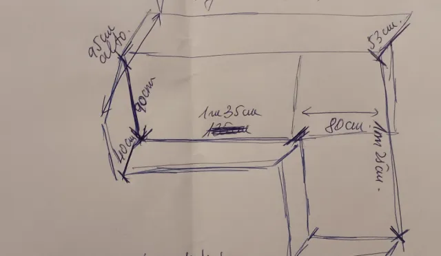 Sofá Cama 3 Plazas Tela Gris oscuro/Blanco