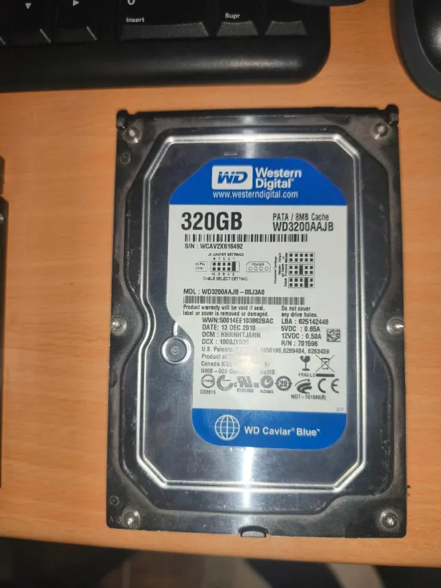 Disco Duro Western Digital 320GB IDE PATA