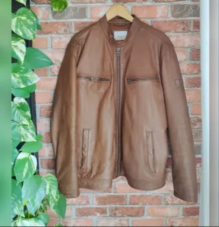 Chaqueta Cuero Marrón Pepe Jeans