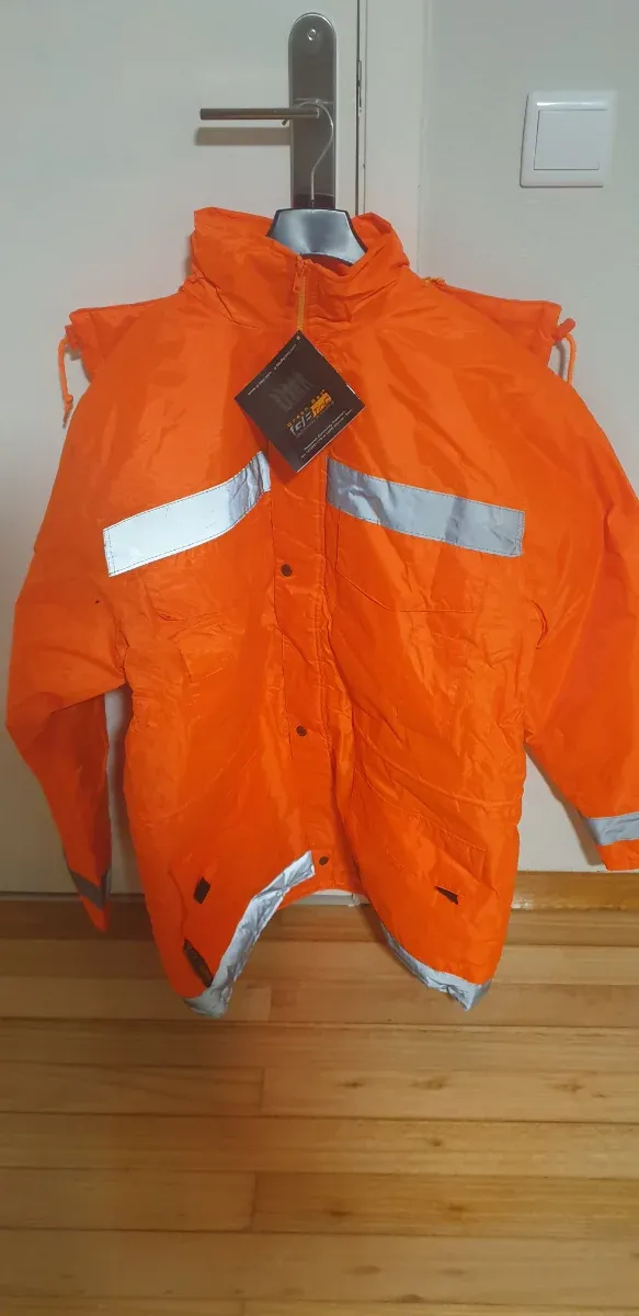 Chaqueta Acolchada Reflectante Naranja XL