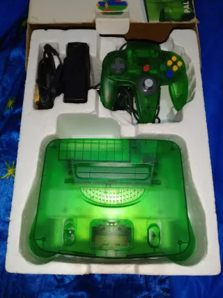 Nintendo 64 Verde Jungla transparente