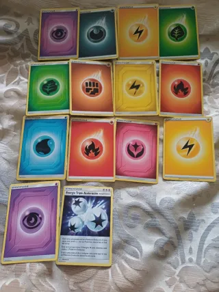 Set carte Pokémon Energia