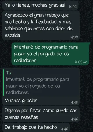 Tecnico//Reparación calderas calentadores termos e