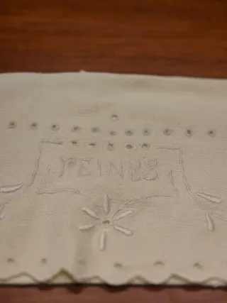 Guardapeines bordado con PEINES