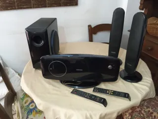 Equipo de música Samsung CD negro