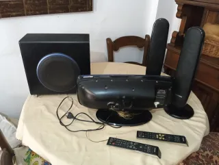 Equipo de música Samsung CD negro