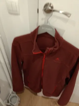 Forro polar Quechua mujer talla XL burdeos