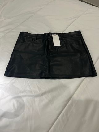 Minifalda Mango negra