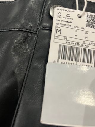 Minifalda Mango negra