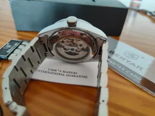 Reloj Benyar Automático Diver Negro/Azul