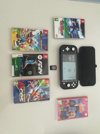Nintendo Switch Lite + 6 giochi + scheda da 128 GB