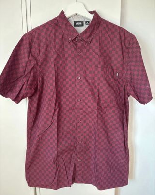 Camisa Vans cuadros roja Talla M