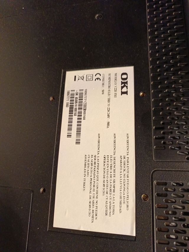 Televisión OKI 22 FHI Negra