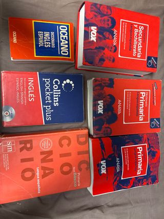 Diccionarios en español e ingles