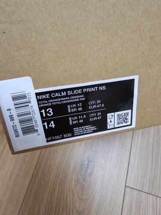 Chanclas Nike Calm Slide Print NS 