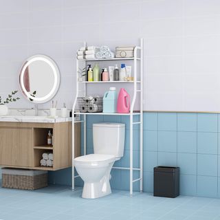 Scaffale lavatrice Mobile sopra lavatrice Bagno