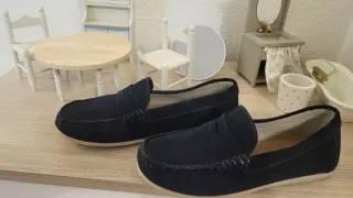 Zapatos náuticos Zara Talla 33 Azul Marino