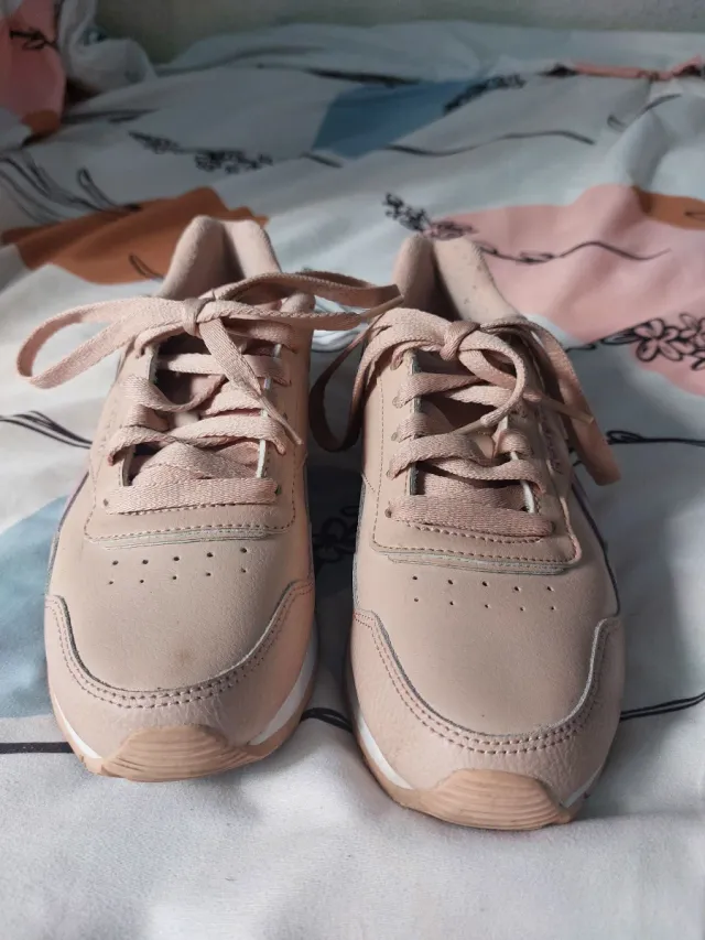 Deportivas Reebok rosas y beige