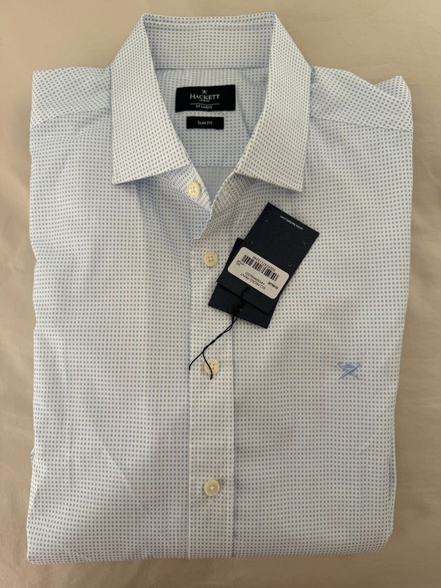 Camisa Hackett Azul 