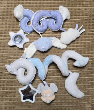 2 Juguetes Espiral Sensorial Bebé