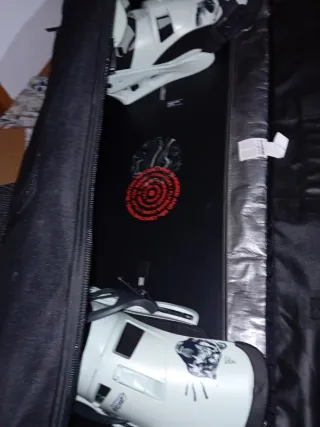 Tabla Snowboard con Fijaciones burton
