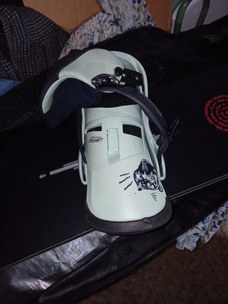 Tabla Snowboard con Fijaciones burton