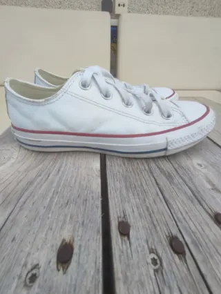 Zapatillas Converse Piel Blancas