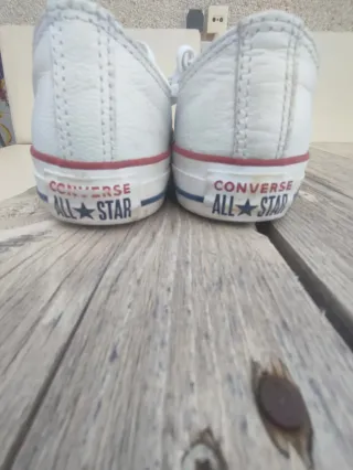 Zapatillas Converse Piel Blancas