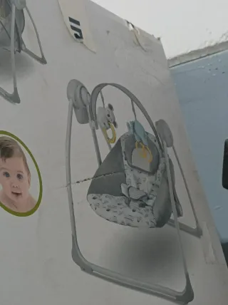 Mecedora Kinderkraft Flo Columpio Mint