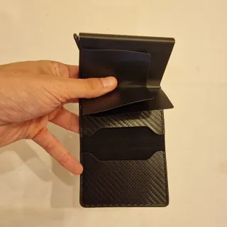 Cartera hombre negra nueva