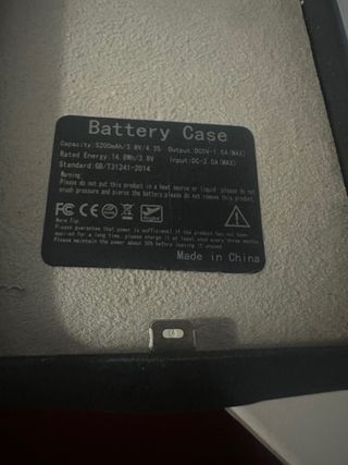 Custodia con batteria per iPhone X