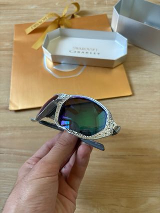 Occhiali da sole Swarovski Oakley Plazma X-Silver