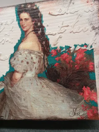 Caja madera Sisi Emperatriz hecha a mano