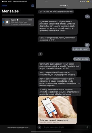 iPad Air 5ª Gen 256GB Azul.